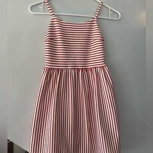 Formal Girls Red and White stripe Girls size 7